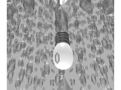 Low poly chandelier OWENDAL 3D 模型