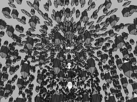 Low poly chandelier OWENDAL 3D Model