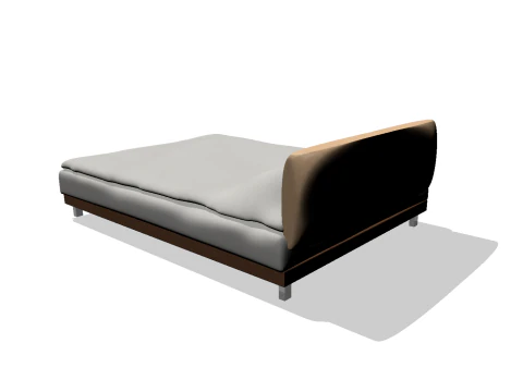Bed 1 low poly OWENDAL 3D Model