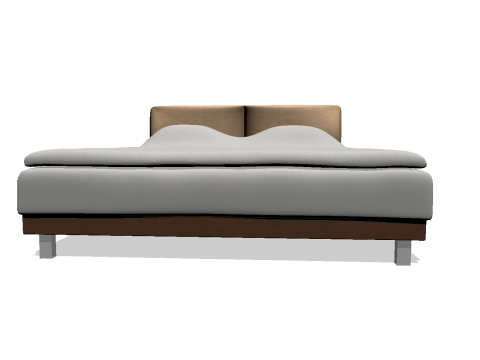 Bed 1 low poly OWENDAL 3D 模型