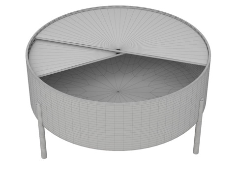WoudArccoffeetable 3D मॉडल