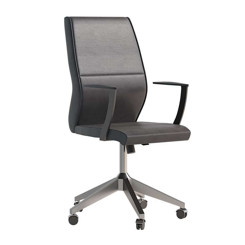Rapidline Slimline Executive Chair With Medium Back 3D 모델 .c4d .max .obj .3ds .fbx .stl .blend 
