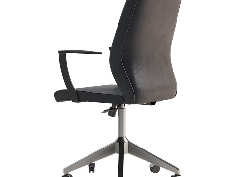 Rapidline Slimline Executive Chair With Medium Back 3D 모델