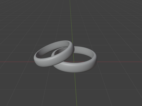 Wedding rings Modèle 3D