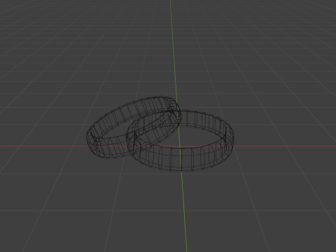 Wedding rings Modèle 3D