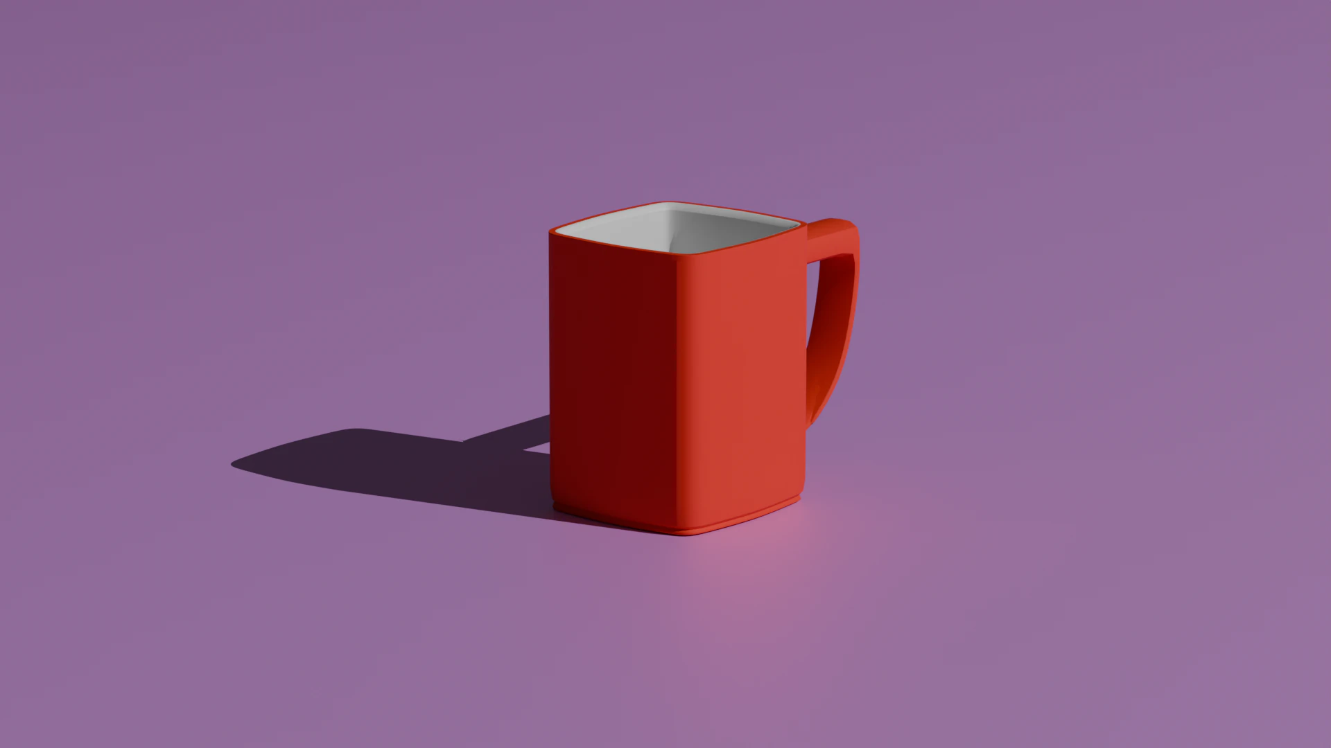 Red Mug 3D Model .c4d .max .obj .3ds .fbx .stl .blend 