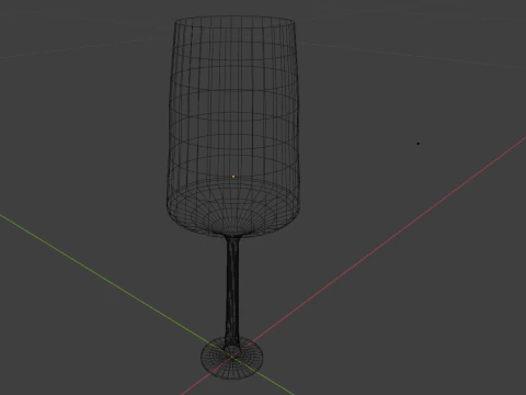 Glass Goblet 3D Model
