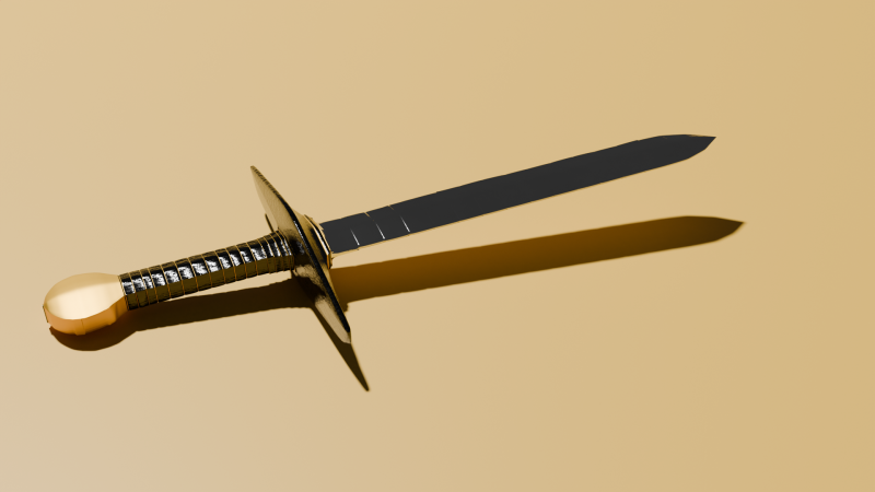 Dagger 3D 모델 .c4d .max .obj .3ds .fbx .stl .blend 