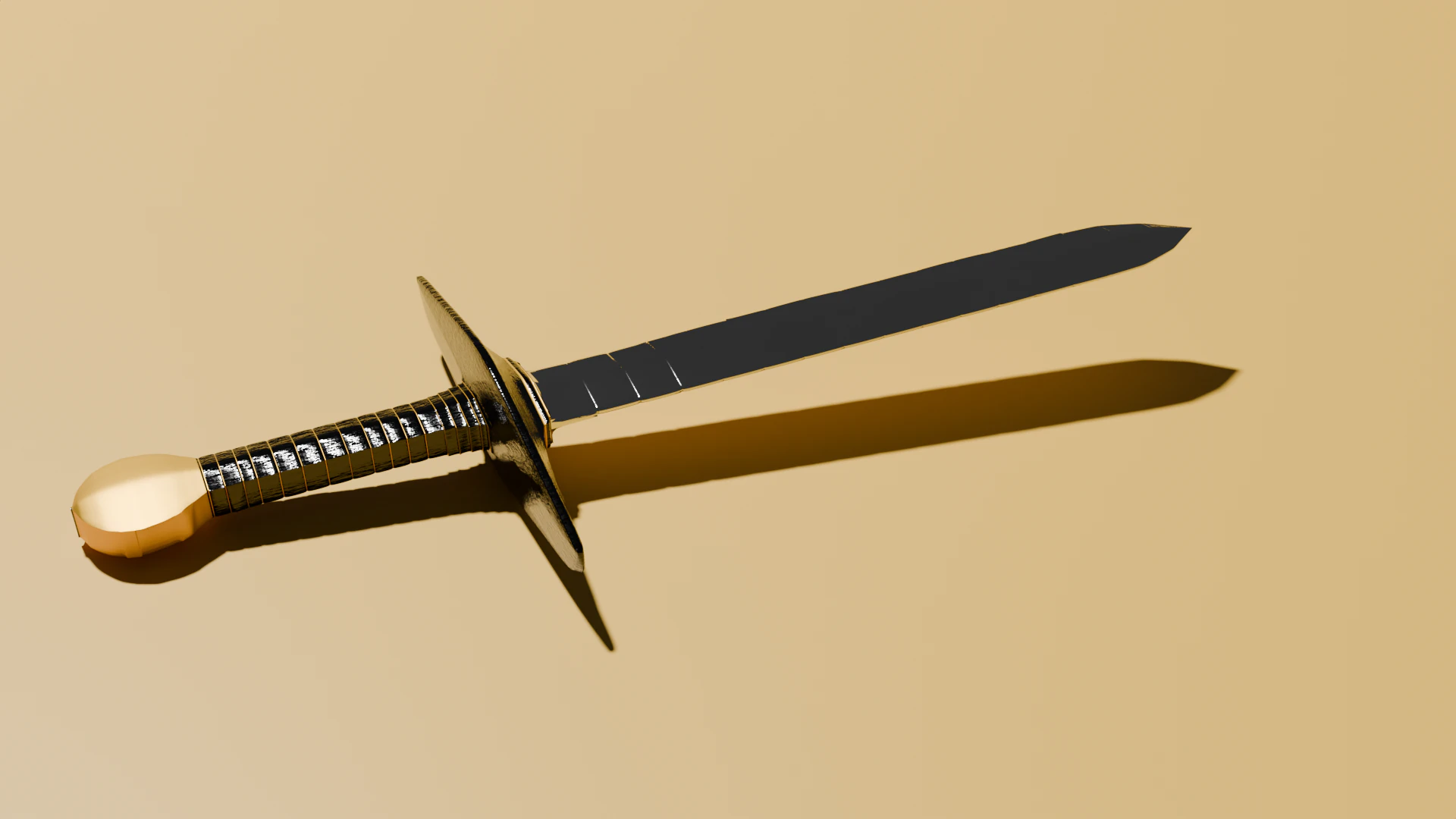 Dagger 3D Model .c4d .max .obj .3ds .fbx .stl .blend 