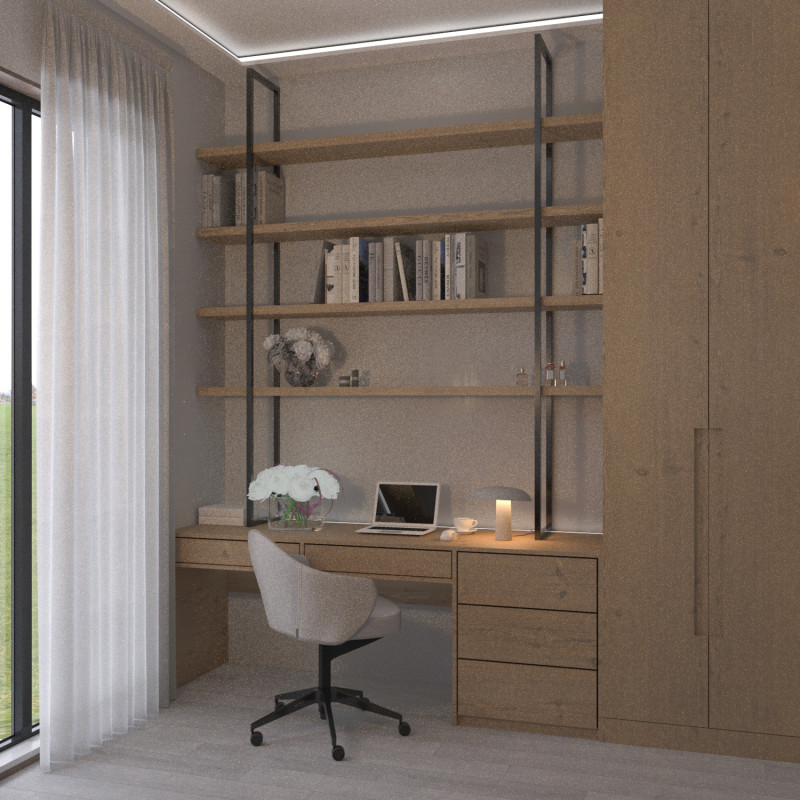 Desk Model 3D .c4d .max .obj .3ds .fbx .stl .blend