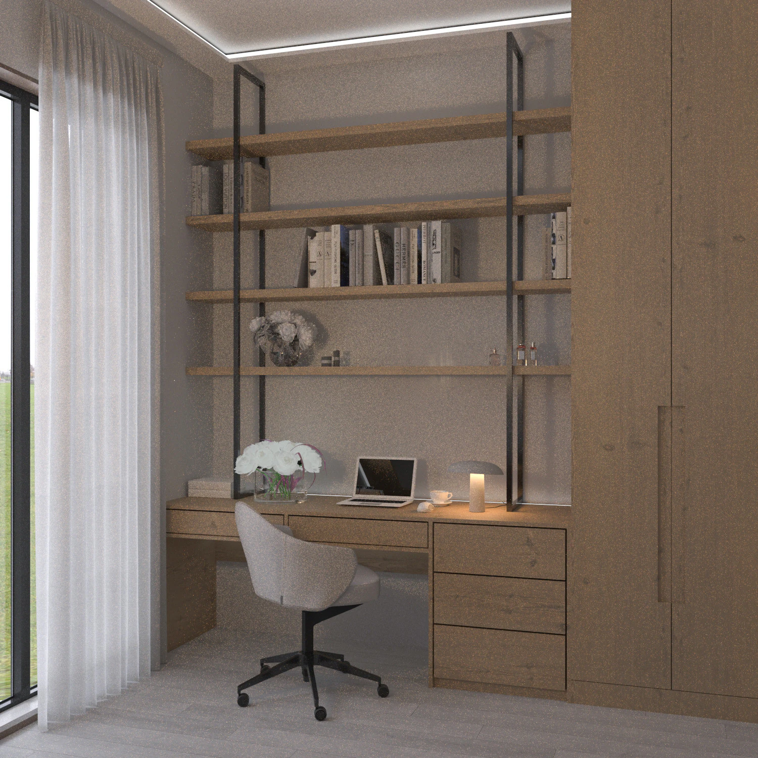 Desk 3D Model .c4d .max .obj .3ds .fbx .stl .blend 