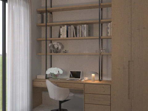 Desk 3D Model
