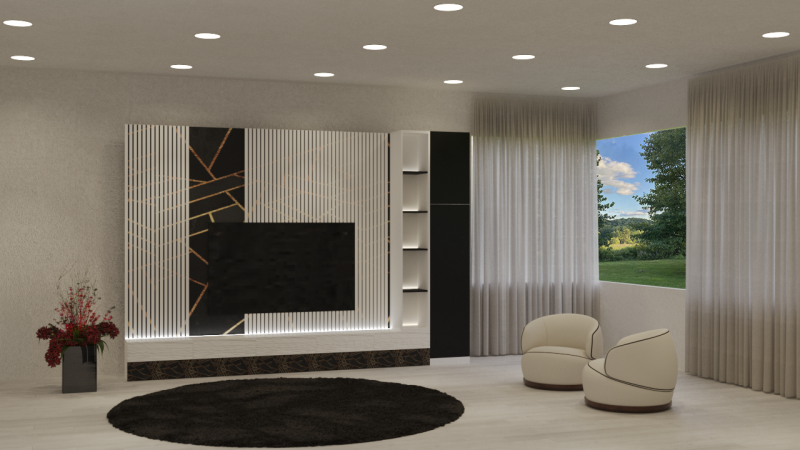 TV UNIT Model 3D .c4d .max .obj .3ds .fbx .stl .blend