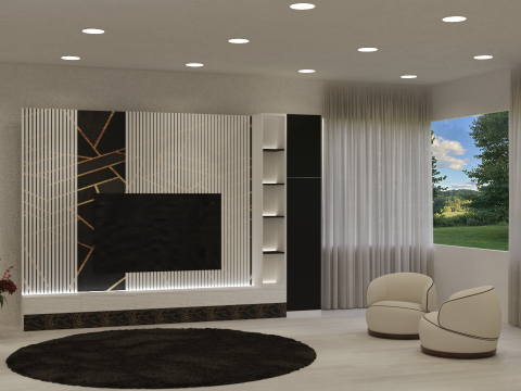 TV UNIT Modèle 3D