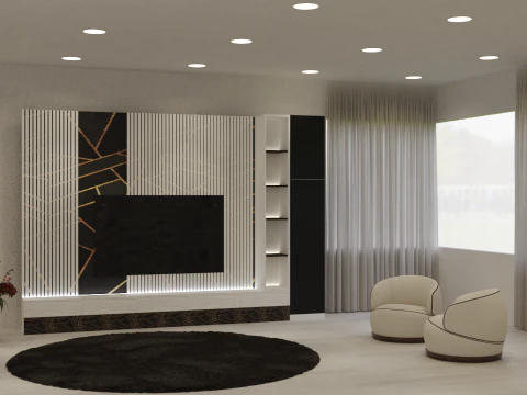 TV UNIT 3D Model