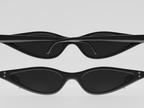 Simple Sunglass 3D Model