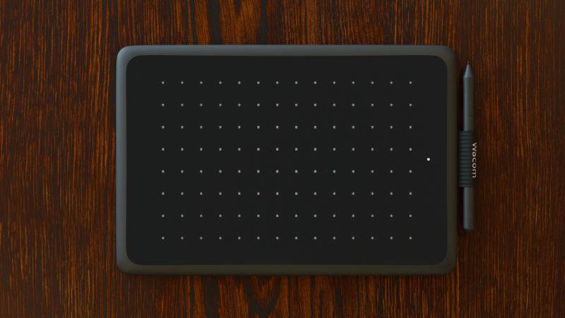Wacom CTL-472 drawing tablet Model 3D .c4d .max .obj .3ds .fbx .stl .blend 