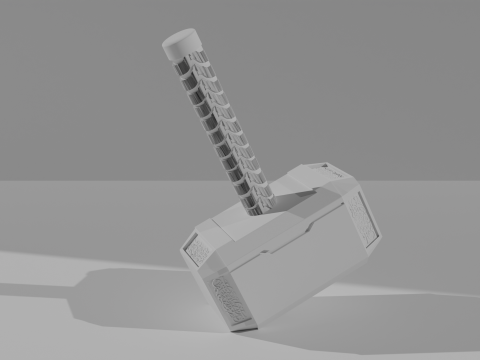Thors hammer Mjolnir Modèle 3D