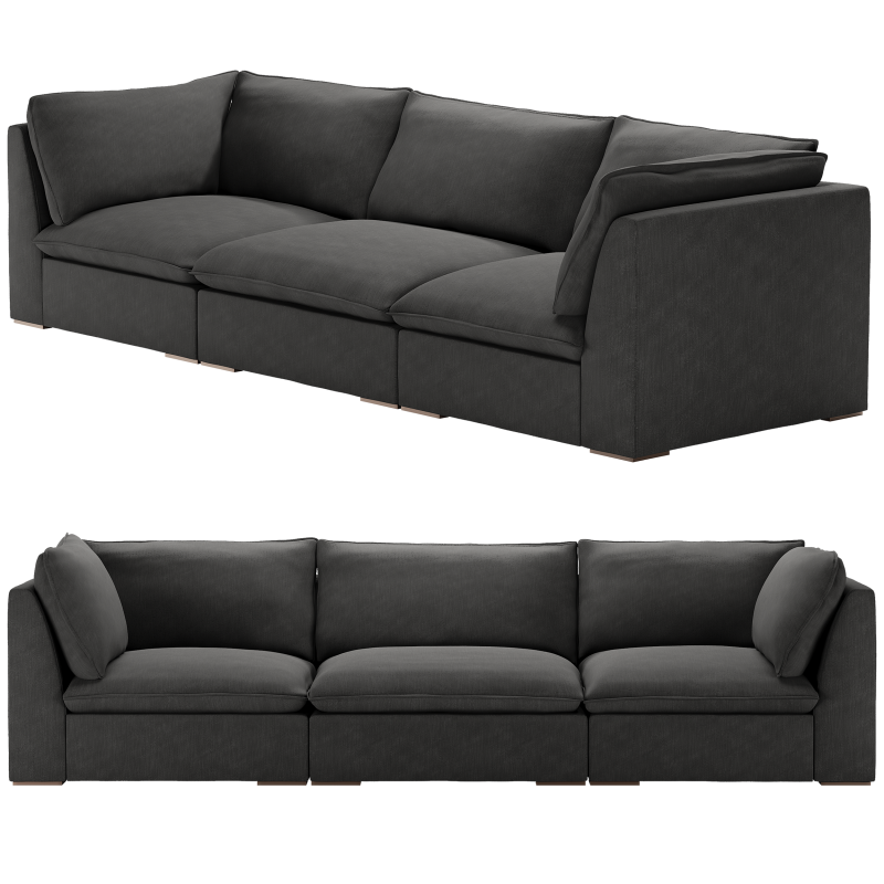 Costera Modular Sofa Model 3D .c4d .max .obj .3ds .fbx .stl .blend 