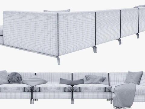 Sofa Corner 3D Model