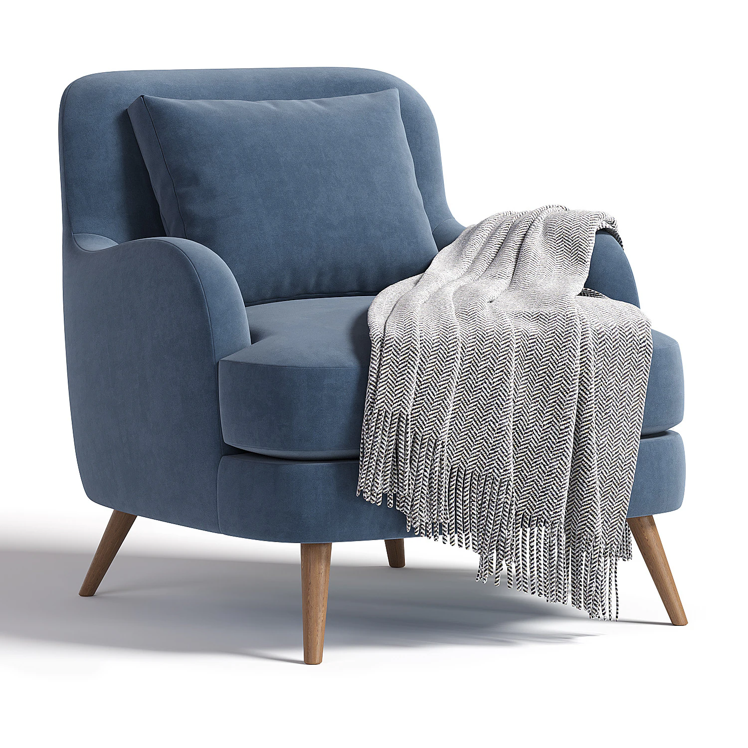 SophieChair 3D Model .c4d .max .obj .3ds .fbx .stl .blend 