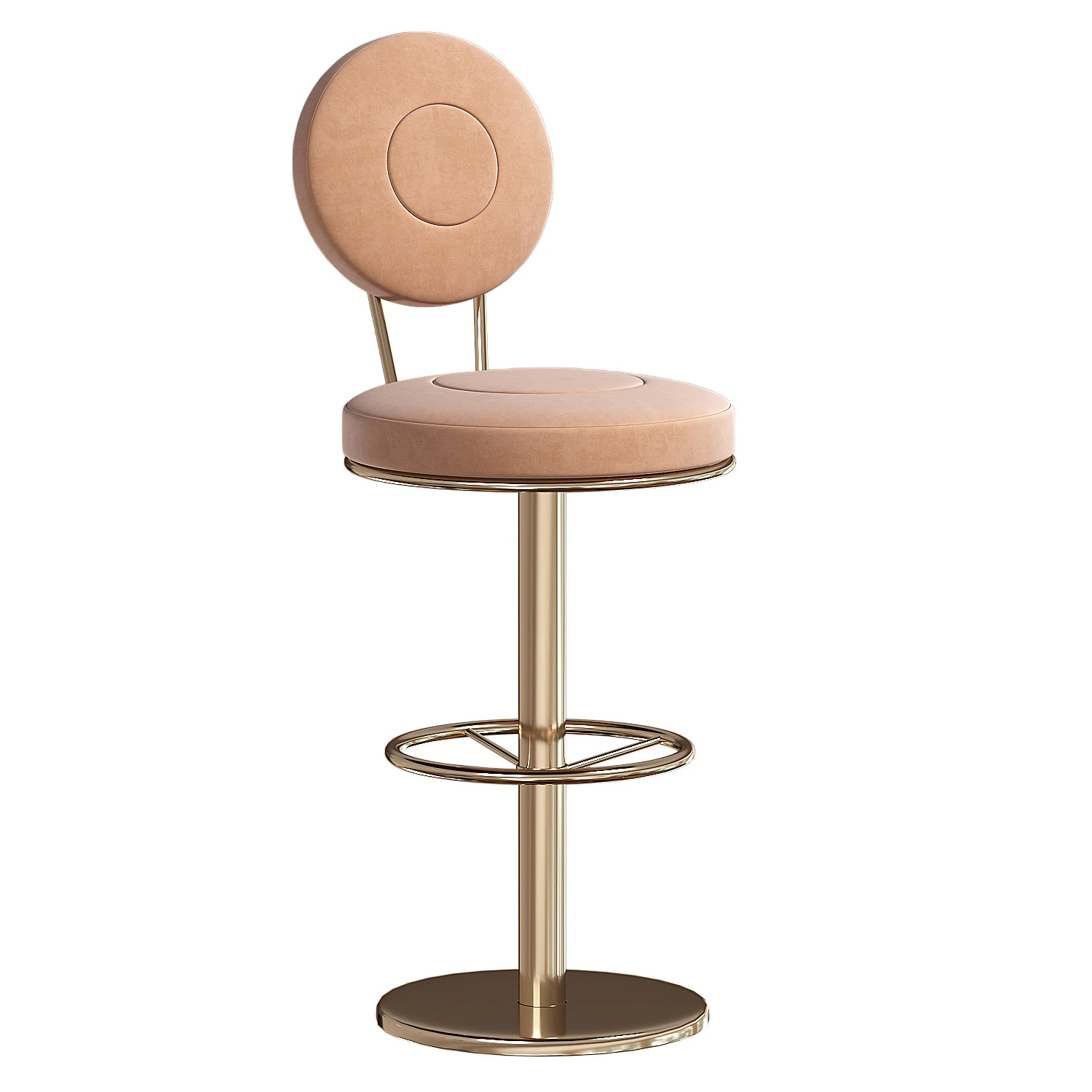 IRIS BAR CHAIR 3D Model .c4d .max .obj .3ds .fbx .stl .blend 
