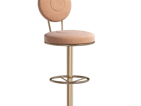 IRIS BAR CHAIR Modèle 3D