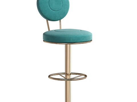 IRIS BAR CHAIR 3D Model