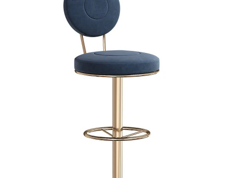IRIS BAR CHAIR 3D Model
