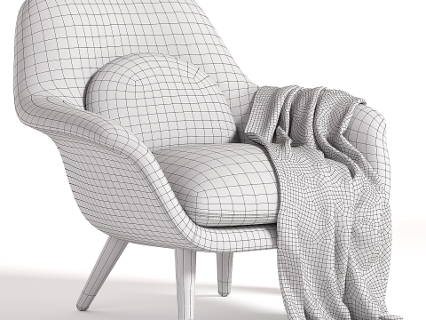 Tiana Chair Modelo 3D
