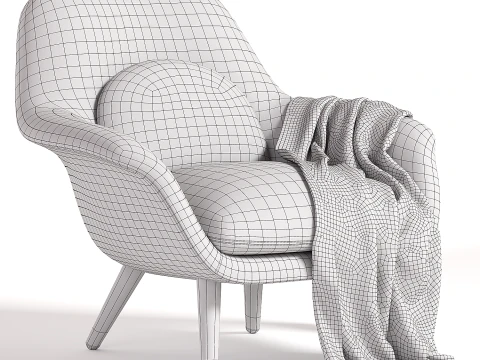 Tiana Chair 3D Model