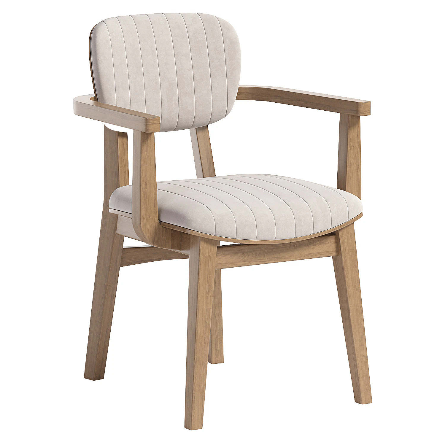 Stripe Chair 3D Model .c4d .max .obj .3ds .fbx .stl .blend
