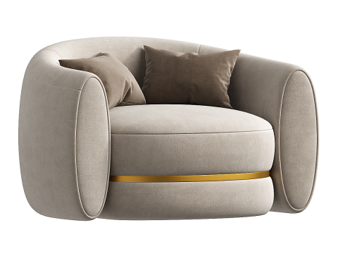 Chantalarmchair 3D Модель
