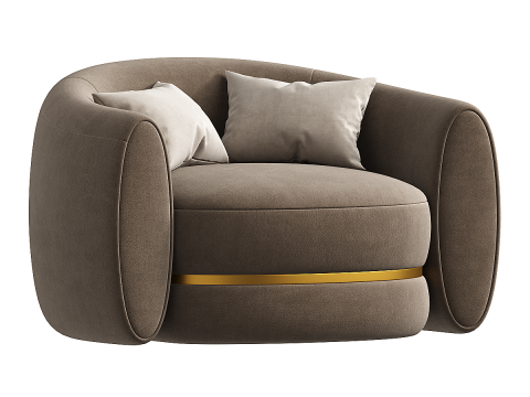 Chantalarmchair 3D Model