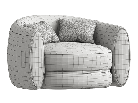 Chantalarmchair 3D Model