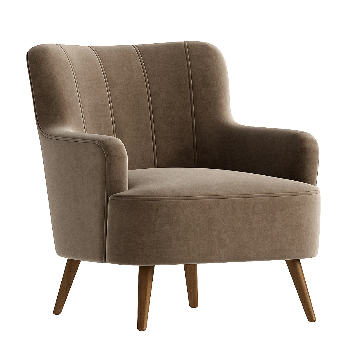 RoiseAccentchair 3D Model .c4d .max .obj .3ds .fbx .stl .blend 