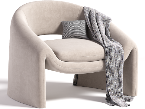 Kastaninbaum Armchair 3D Model