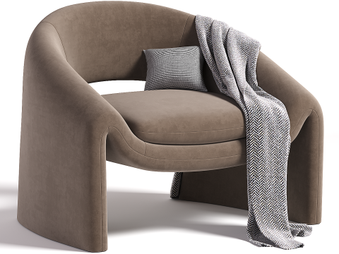 Kastaninbaum Armchair 3D Model