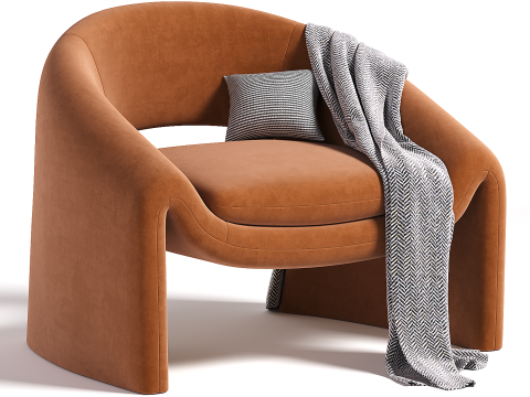 Kastaninbaum Armchair 3D Model
