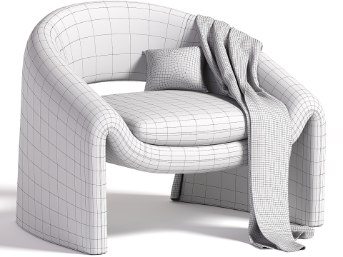 Kastaninbaum Armchair 3D Model