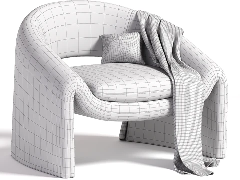 Kastaninbaum Armchair 3D Model