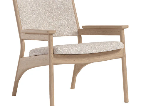 Karimoku Lounge Chair 3D Model