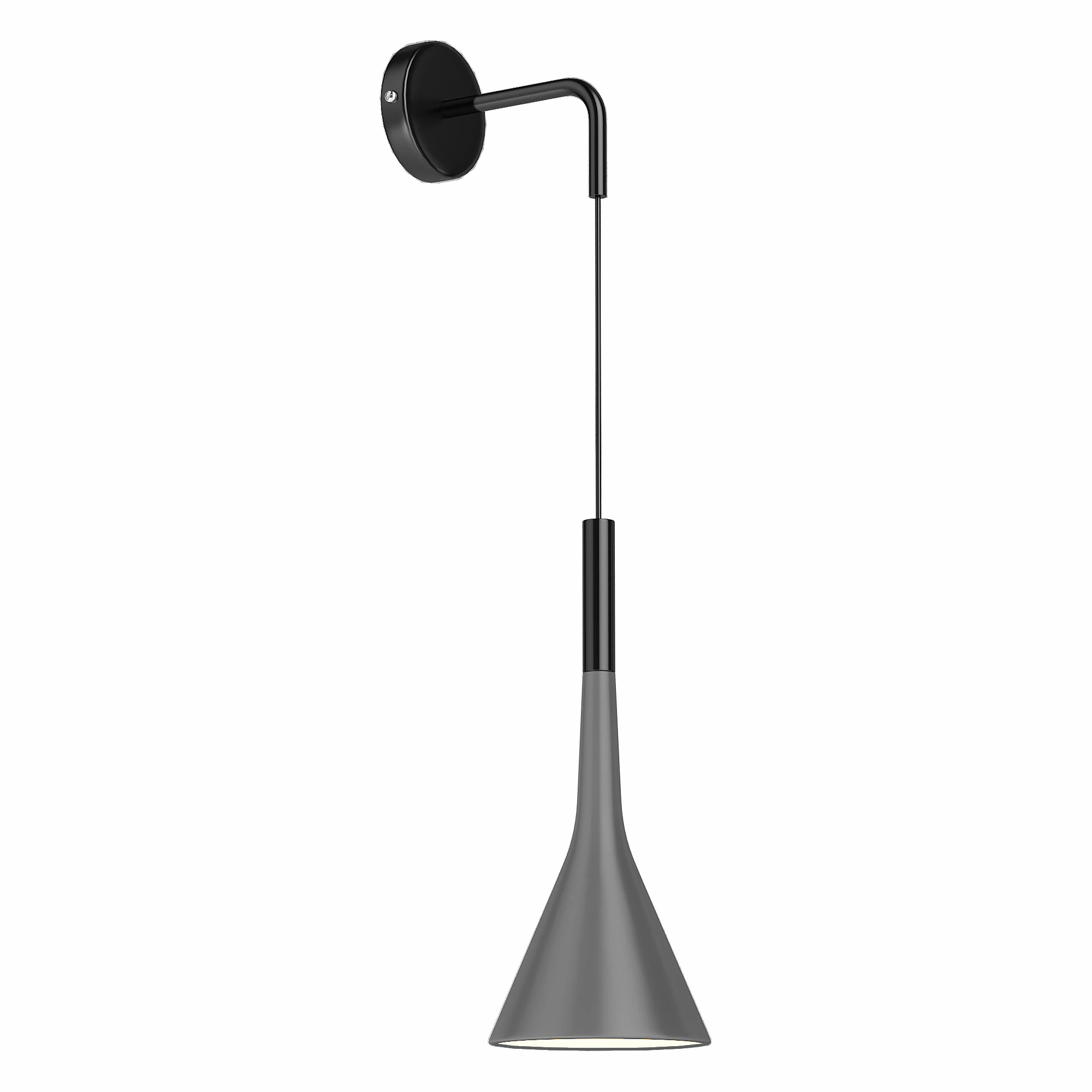 NordicConeWallLamp 3D Model .c4d .max .obj .3ds .fbx .stl .blend 