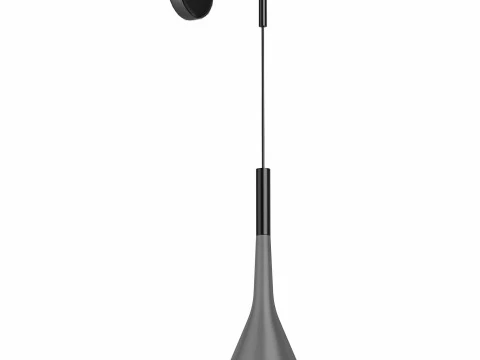 Lampu Dinding Kerucut Nordik Model 3D