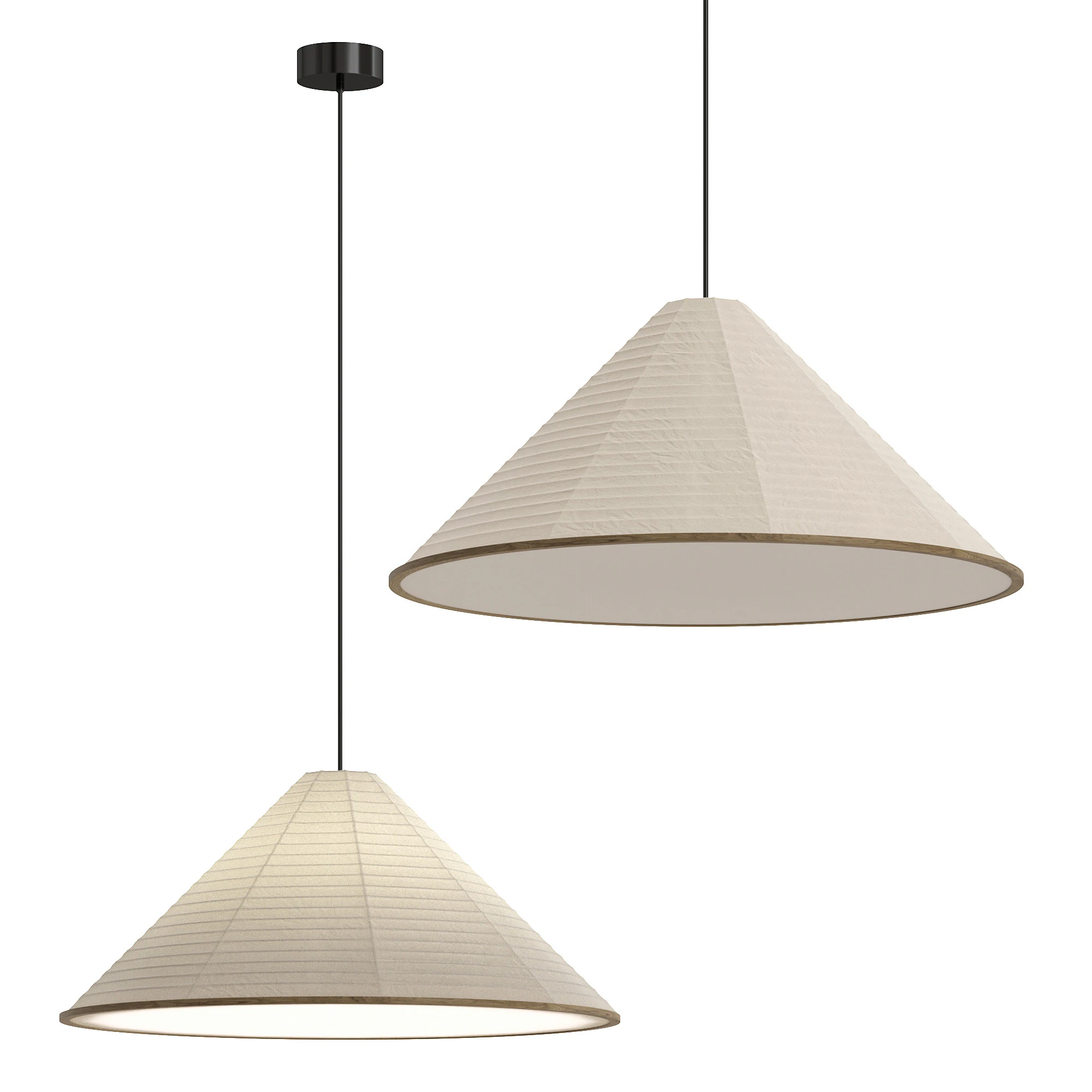 Karimoku Lamp 3D Model .c4d .max .obj .3ds .fbx .stl .blend