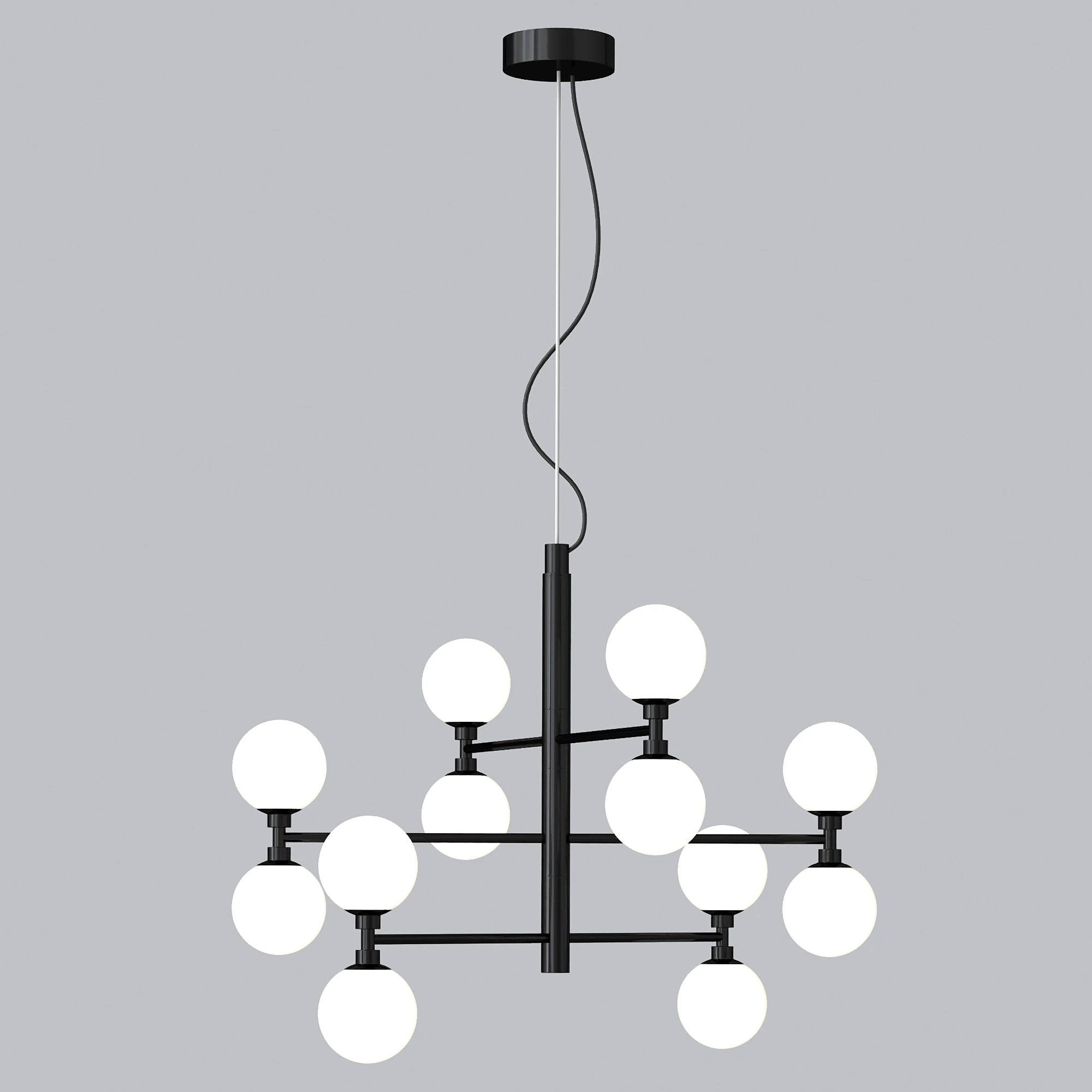 Large pendant light 3D Model .c4d .max .obj .3ds .fbx .stl .blend 