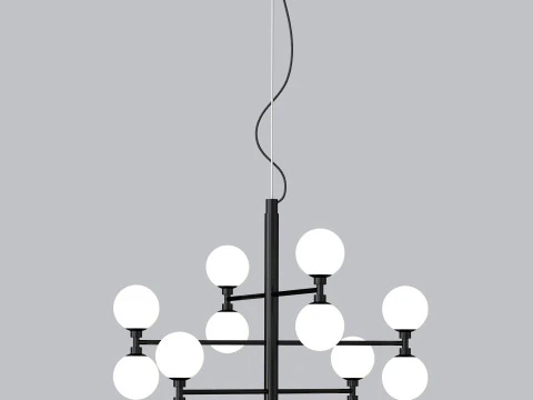 大型ペンダントライト 3Dモデル