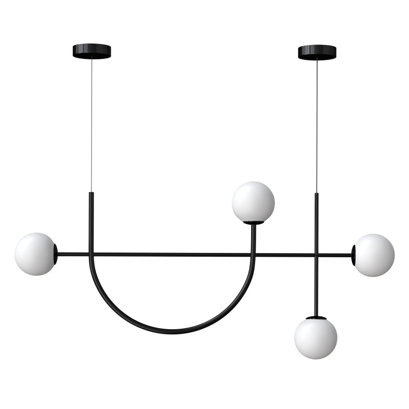 SPUTNIK 4 LED Modelo 3D .c4d .max .obj .3ds .fbx .stl .blend 