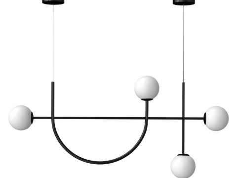 SPUTNIK 4 LED 3D Model