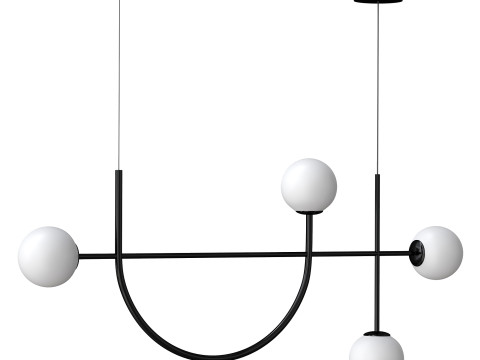 SPUTNIK 4 LED Modelo 3D